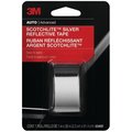 3M Scotchlite 03455 Reflective Safety Tape, 36 in L, 1 in W, Silver 03455C